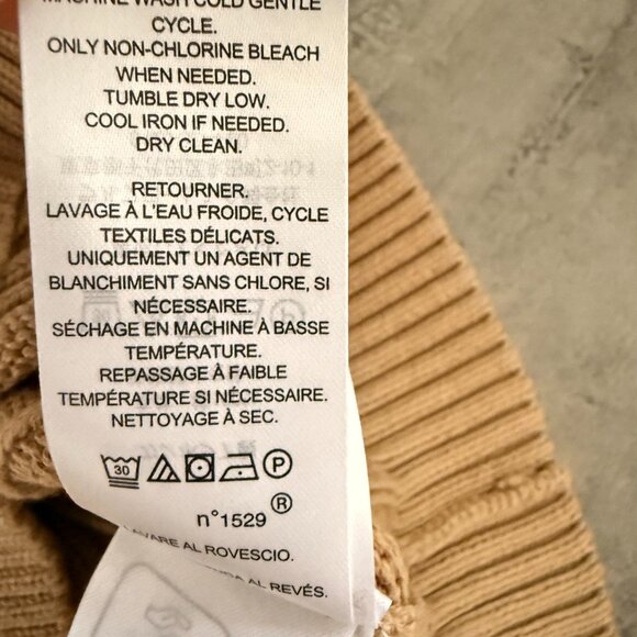 NWT Ralph Lauren Button-Trim Cable-Knit Cotton Sweater Size S - Picture 10 of 13